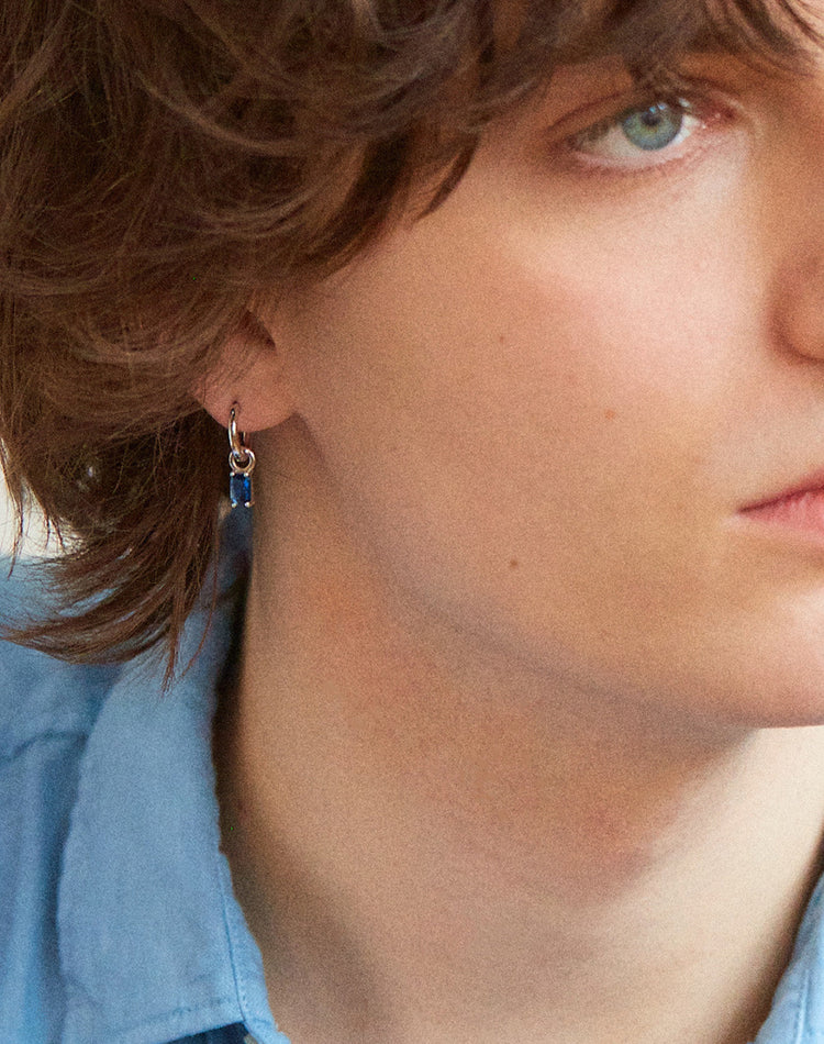 Alicia Earring Charm in Silver